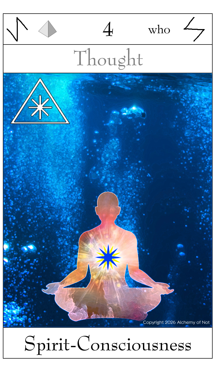 Not Tarot Card - Key 4: Spirit-Consciousness